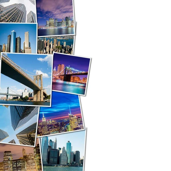 Collage aus New York Fotos — Stockfoto