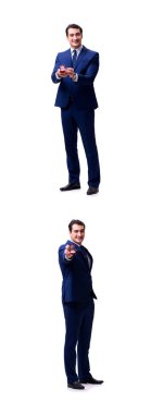 Evlilik teklifi yapan bir adamın romantik konsepti.