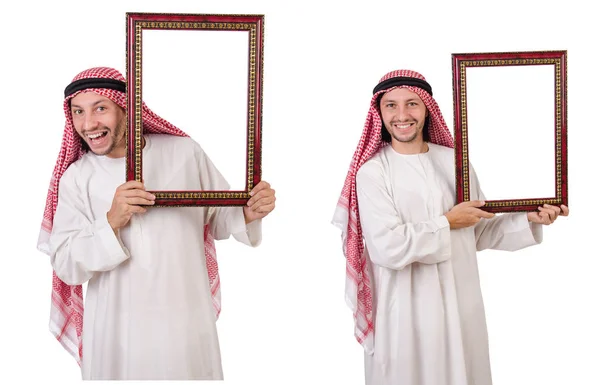 白い枠のアラブ — ストック写真