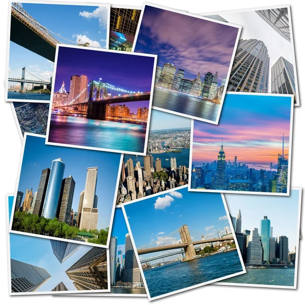 Collage aus New York Fotos — Stockfoto