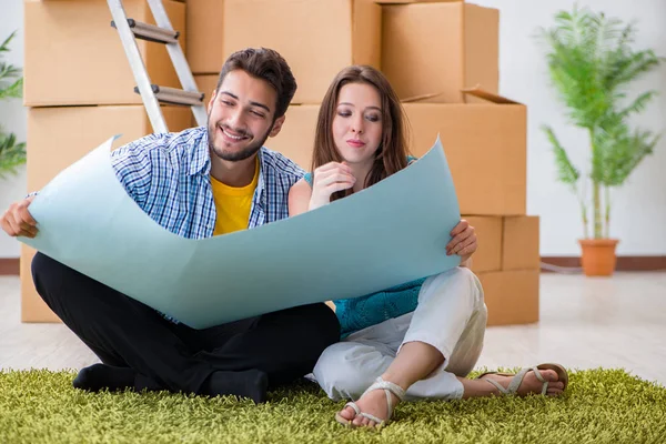 Genç aile planlaması ev yenileme konsepti