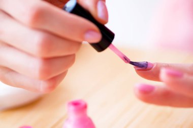 Güzellik ürünleri tırnak bakım araçları pedikür yakın çekim