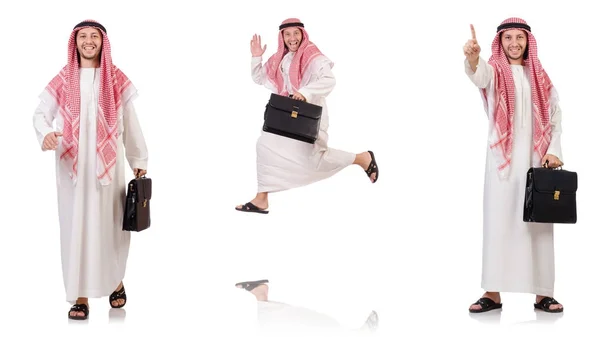 Арабські людина ізольований на білому тлі — стокове фото