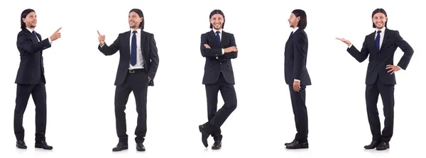 Young businessman isolated on the white background — Stock Photo, Image