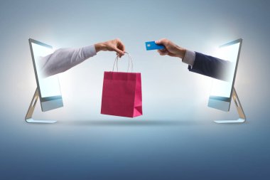 İnternetten satın alma yoluyla online alışveriş