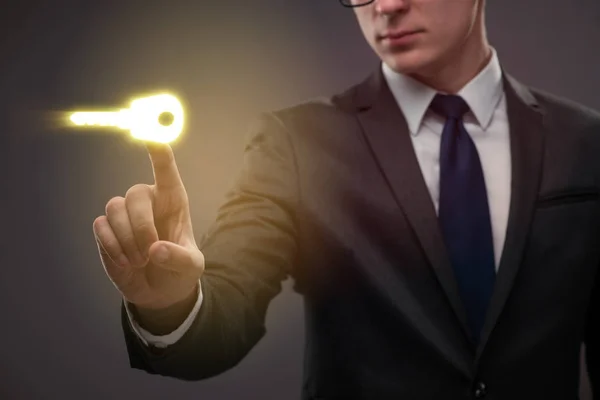 Concept with key to success illustration — Stock Photo, Image