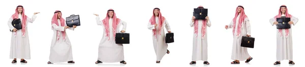 Arab ember elszigetelt fehér background — Stock Fotó