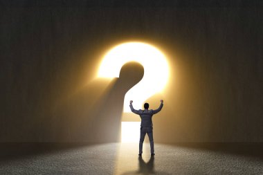 İş adamı zor bir seçim ikilemiyle karşı karşıya