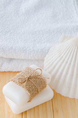 Aromatik sabunlu sağlıklı yaşam tarzı kavramı