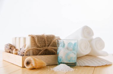 Aromatik sabunlu sağlıklı yaşam tarzı kavramı