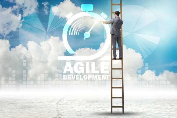 Concept van agile software ontwikkeling — Stockfoto