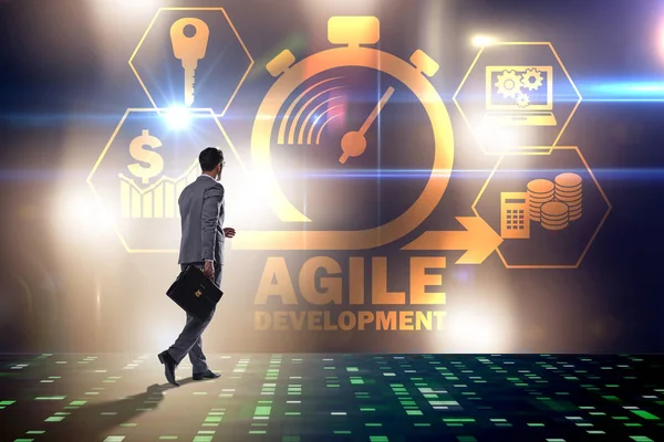Concept van agile software ontwikkeling — Stockfoto