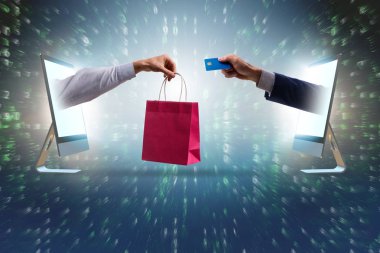 İnternetten satın alma yoluyla online alışveriş