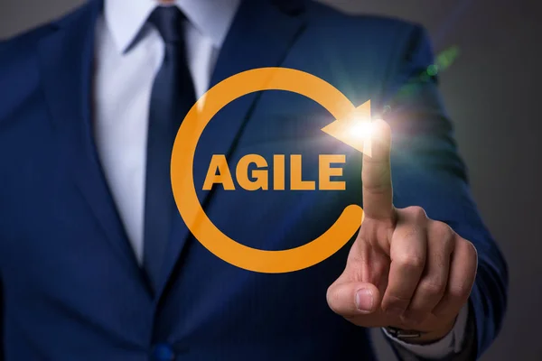 Concept van agile software ontwikkeling — Stockfoto