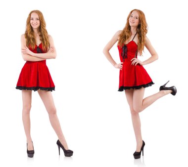 Bir kadın beyaza baş parmak işareti yapıyor.