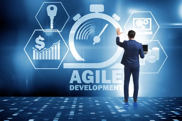 Concept van agile software ontwikkeling — Stockfoto