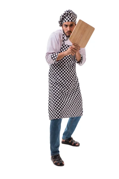 Cocinero macho aislado sobre el fondo blanco —  Fotos de Stock