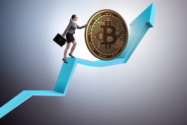 İş kadını bitcoin 'i kripto-para zinciriyle engelliyor