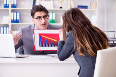 İş adamıyla iş kadını arasındaki iş görüşmesi