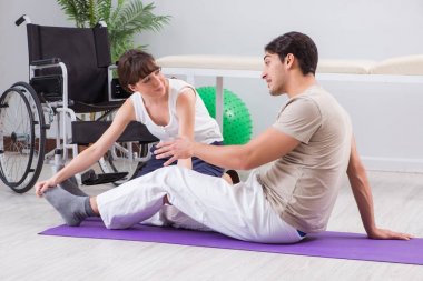 Yaralanma sonrası hastanede iyileşen hasta.