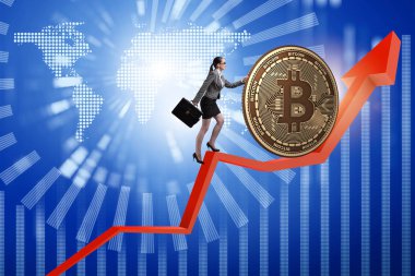 İş kadını bitcoin 'i kripto-para zinciriyle engelliyor