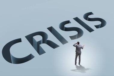 Mali kriz iş kavramı işadamı