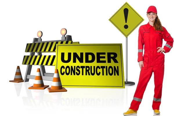 Concept of under construction for your webpage — Stock Photo, Image