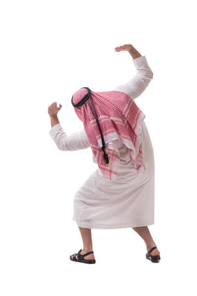 Arabischer Geschäftsmann isoliert auf weißem Hintergrund — Stockfoto