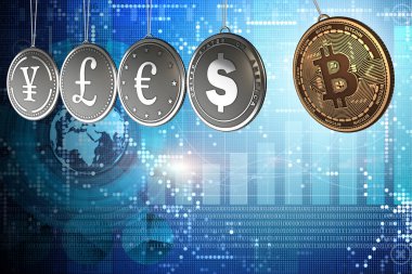 Bitcoins blockchain cryptocurrency kavram