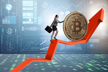 İş kadını bitcoin 'i kripto-para zinciriyle engelliyor