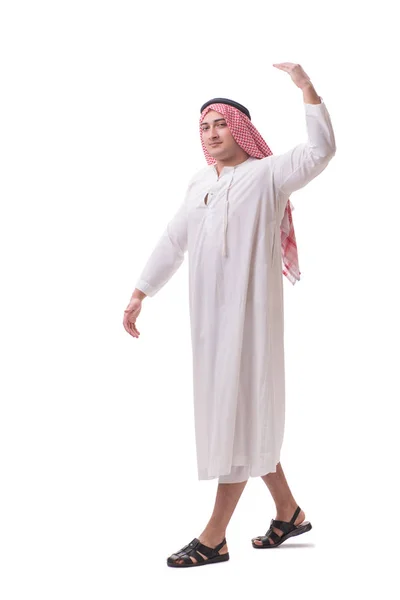 Arabischer Geschäftsmann isoliert auf weißem Hintergrund — Stockfoto