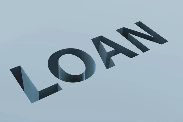 Conceito financeiro de dívida e contracção de empréstimos — Fotografia de Stock