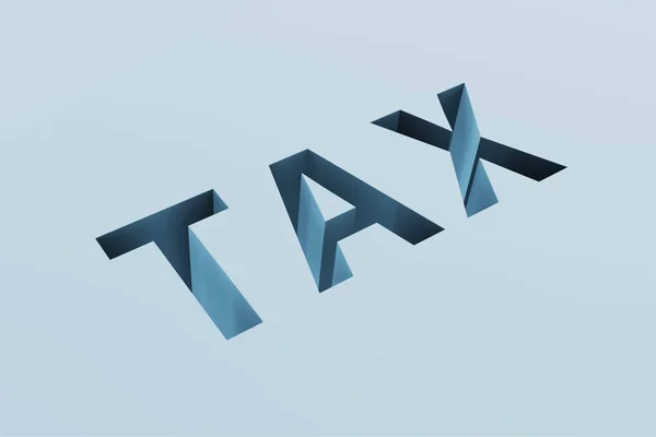 Налоговая финансовая и бизнес-концепция — стоковое фото