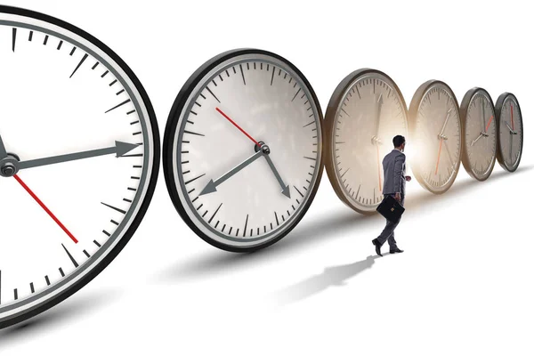 Empresario en concepto de gestión del tiempo —  Fotos de Stock