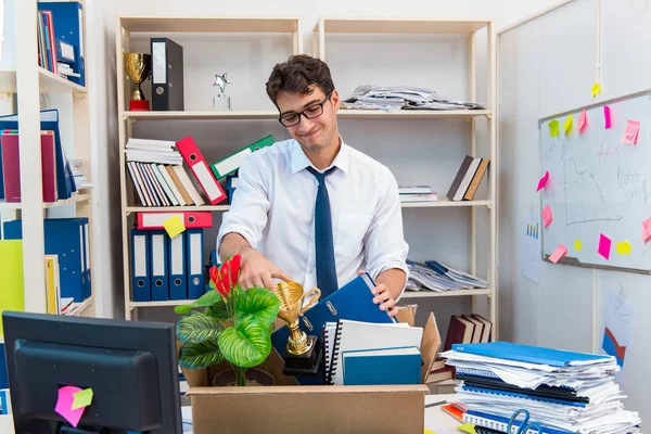 Empregado despedido do trabalho despedido — Fotografia de Stock