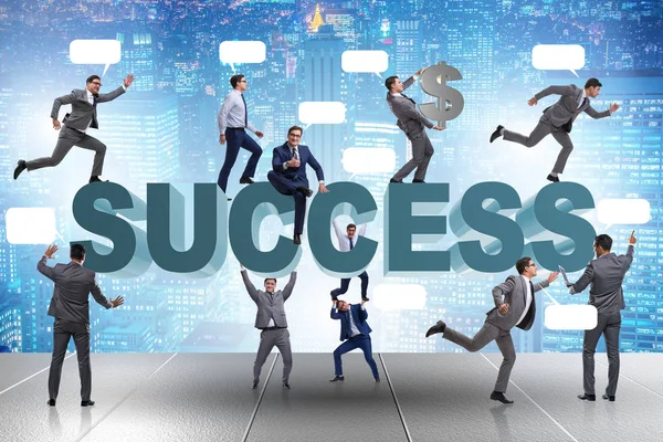 Empresarios en concepto de negocio de éxito —  Fotos de Stock