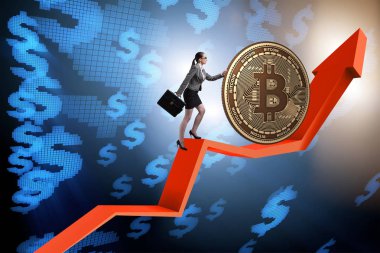 İş kadını bitcoin 'i kripto-para zinciriyle engelliyor