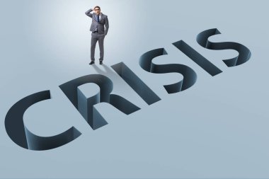 Mali kriz iş kavramı işadamı