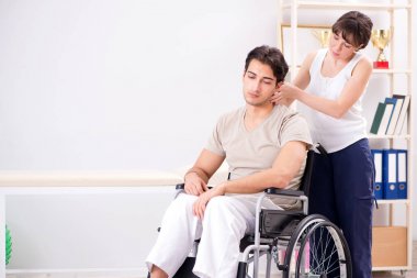 Yaralanma sonrası hastanede iyileşen hasta.