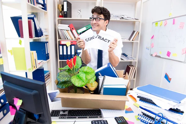 Kündigter Mitarbeiter entlassen — Stockfoto