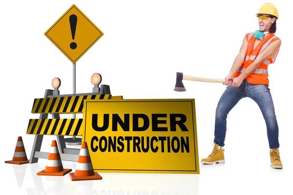 Concept of under construction for your webpage — Stock Photo, Image