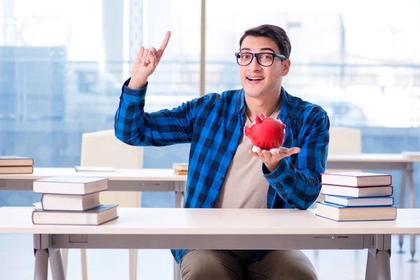 Concept van betaalbare leerboeken en onderwijskosten — Stockfoto