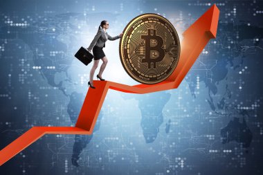 İş kadını bitcoin 'i kripto-para zinciriyle engelliyor