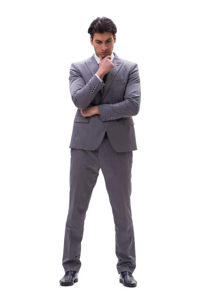 Businessman isolated on the white background — Stock Photo, Image