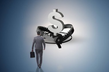 İşadamı dolar tarafından tuzağa düşürüldü.