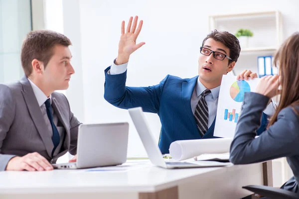 Business meeting with employees in the office — Stock Photo, Image