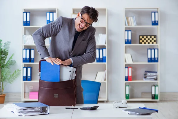 Employee with too much work taking it home