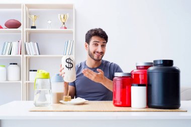 Sporcu daha iyi kaslar için yeni protein takviyeleri tadıyor