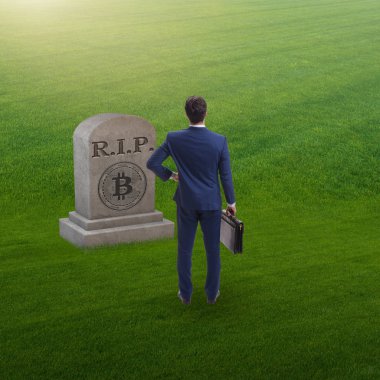 Bitcoin 'in ölümü ve ölümü için yas tutan iş adamı