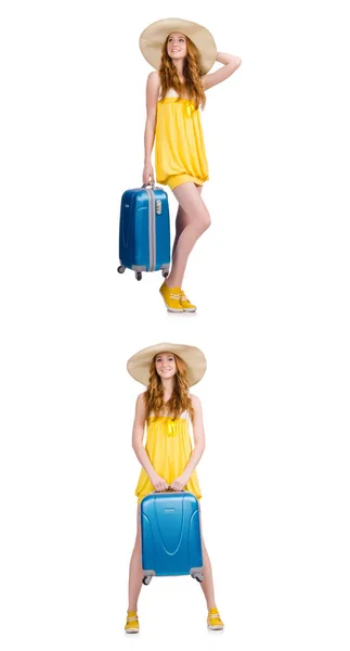 Felkészülés a nyaralás nő — Stock Fotó